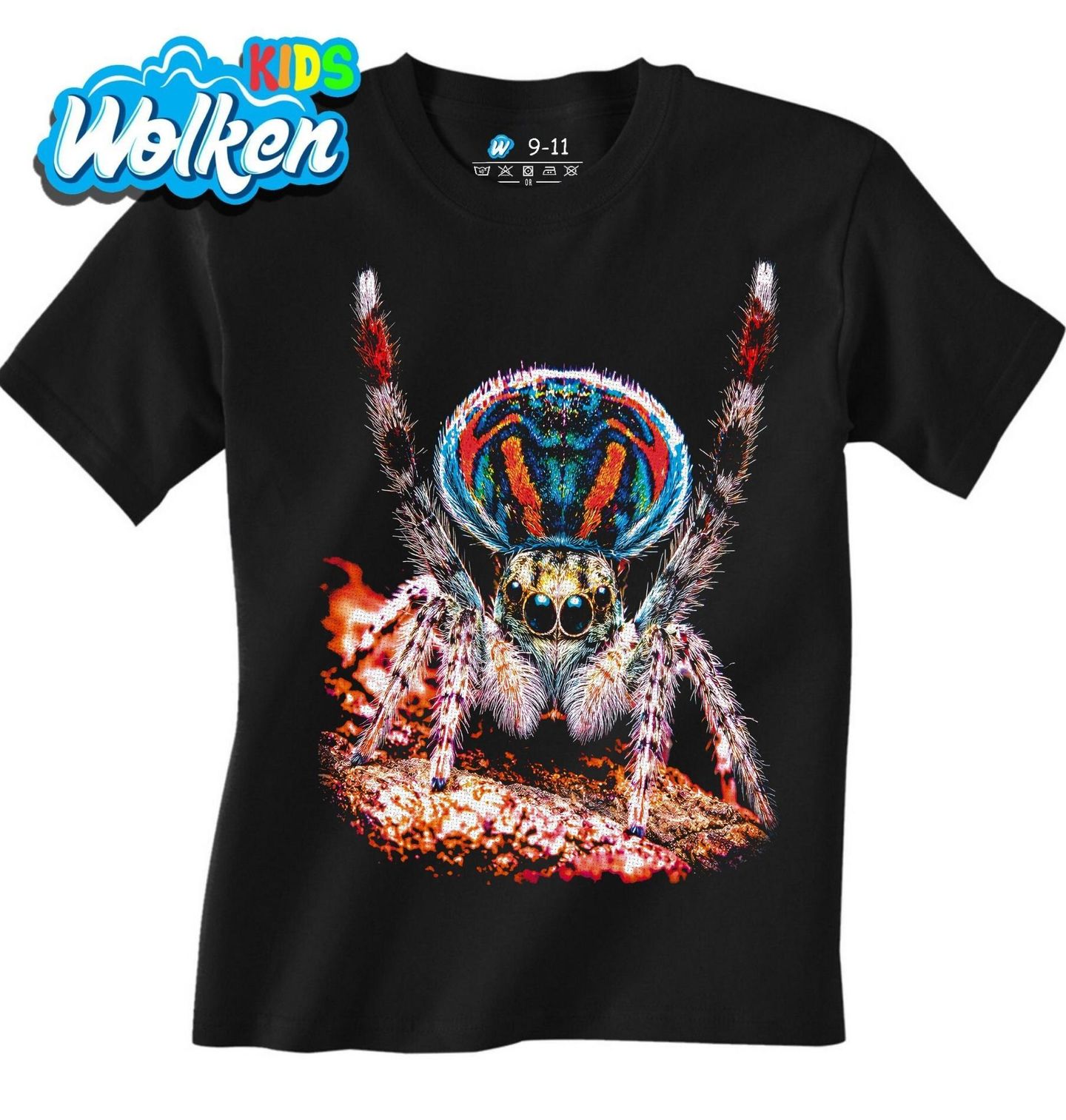 Dětské tričko Paví Skákavka Peacock Spider.jpg
