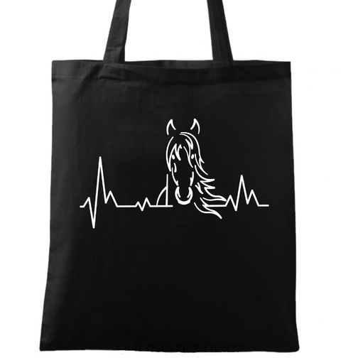 Obrázek produktu Bavlněná taška Kardiogram a Kůň