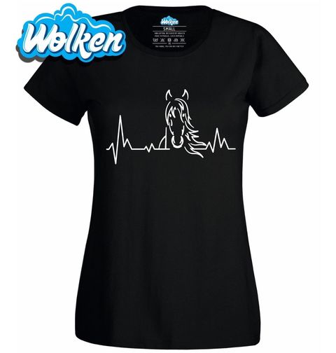 Obrázek produktu Dámské tričko Kardiogram a Kůň