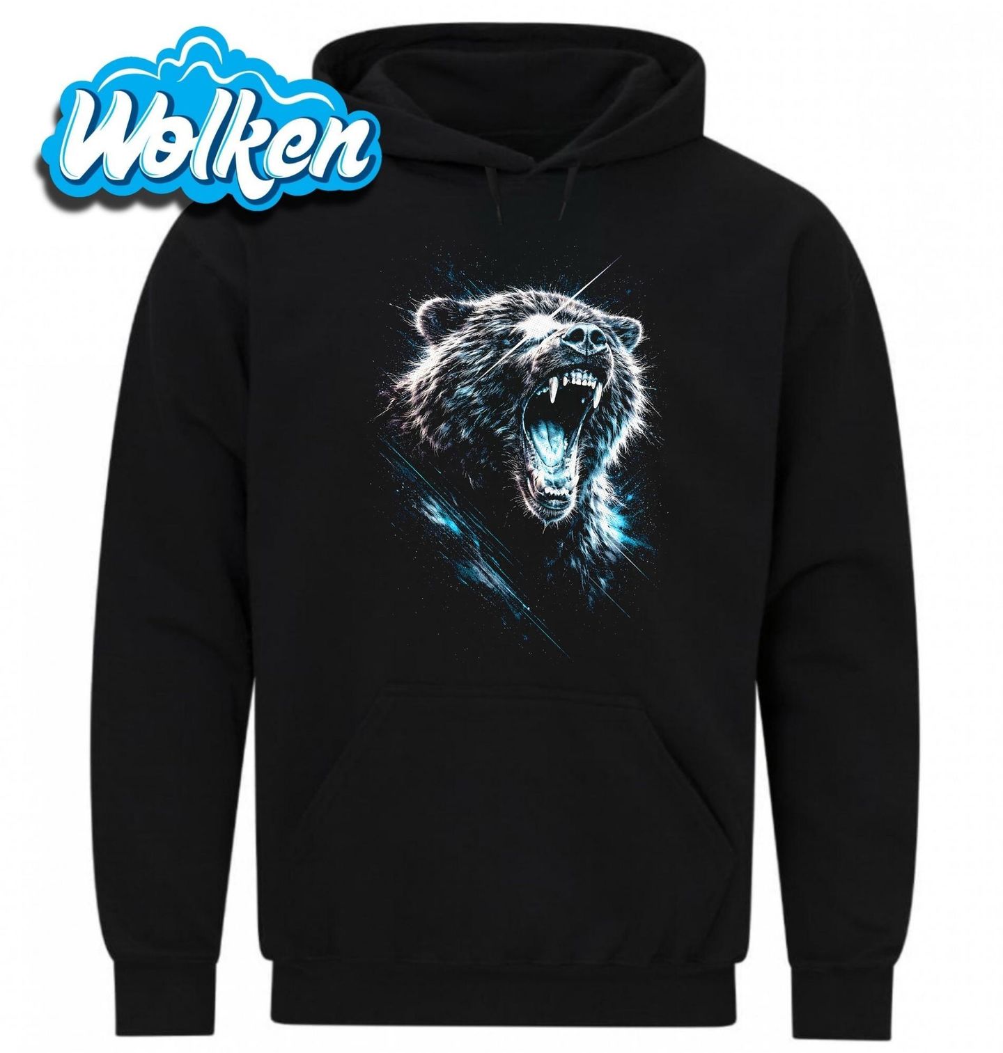 Mikina Řvoucí Medvěd Hnědý Brown bear.jpg