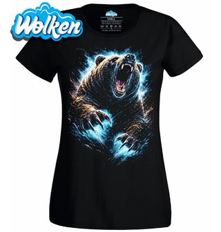 Dámské tričko Rozzuřený Medvěd Grizzly.jpg