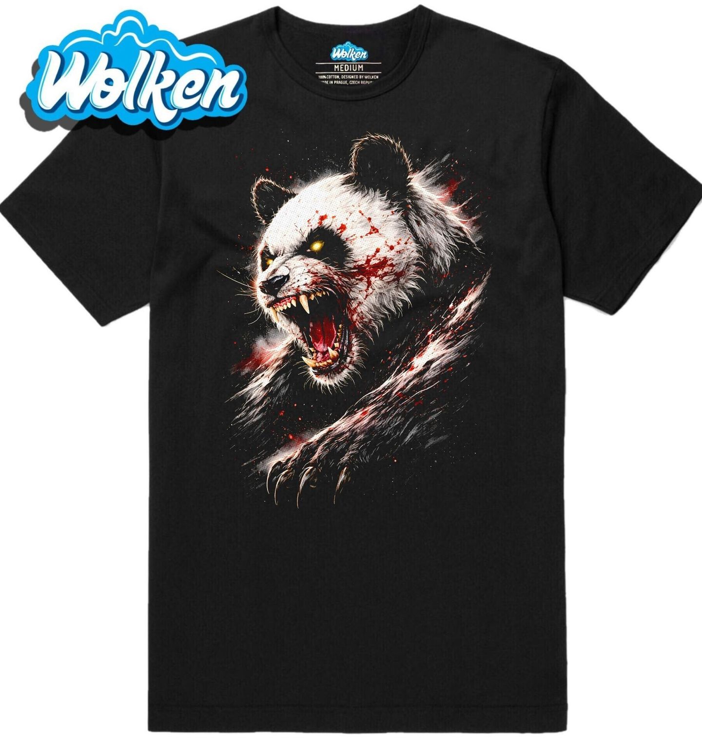 Pánské tričko Krvavá Panda Velká.jpg