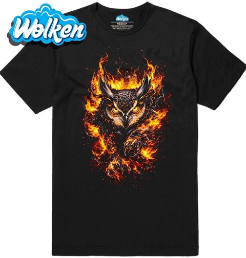Obrázek produktu Pánské tričko Ohnivý Výr Velký Bubo bubo