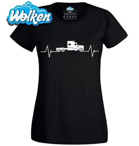 Obrázek produktu Dámské tričko Kardiogram a Kamion
