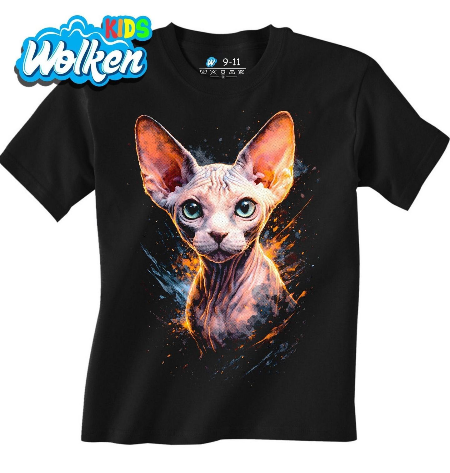 Dětské tričko Růžová Kočka Sphynx.jpg