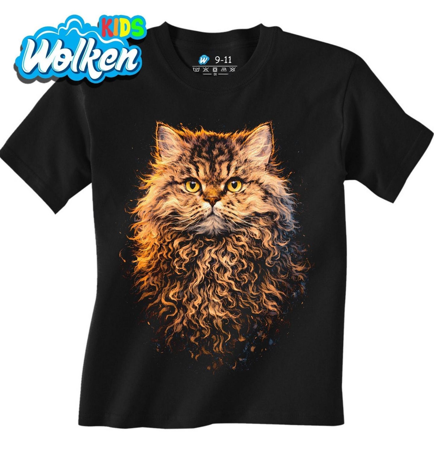 Dětské tričko Kudrnatá Kočka Selkirk Rex.jpg