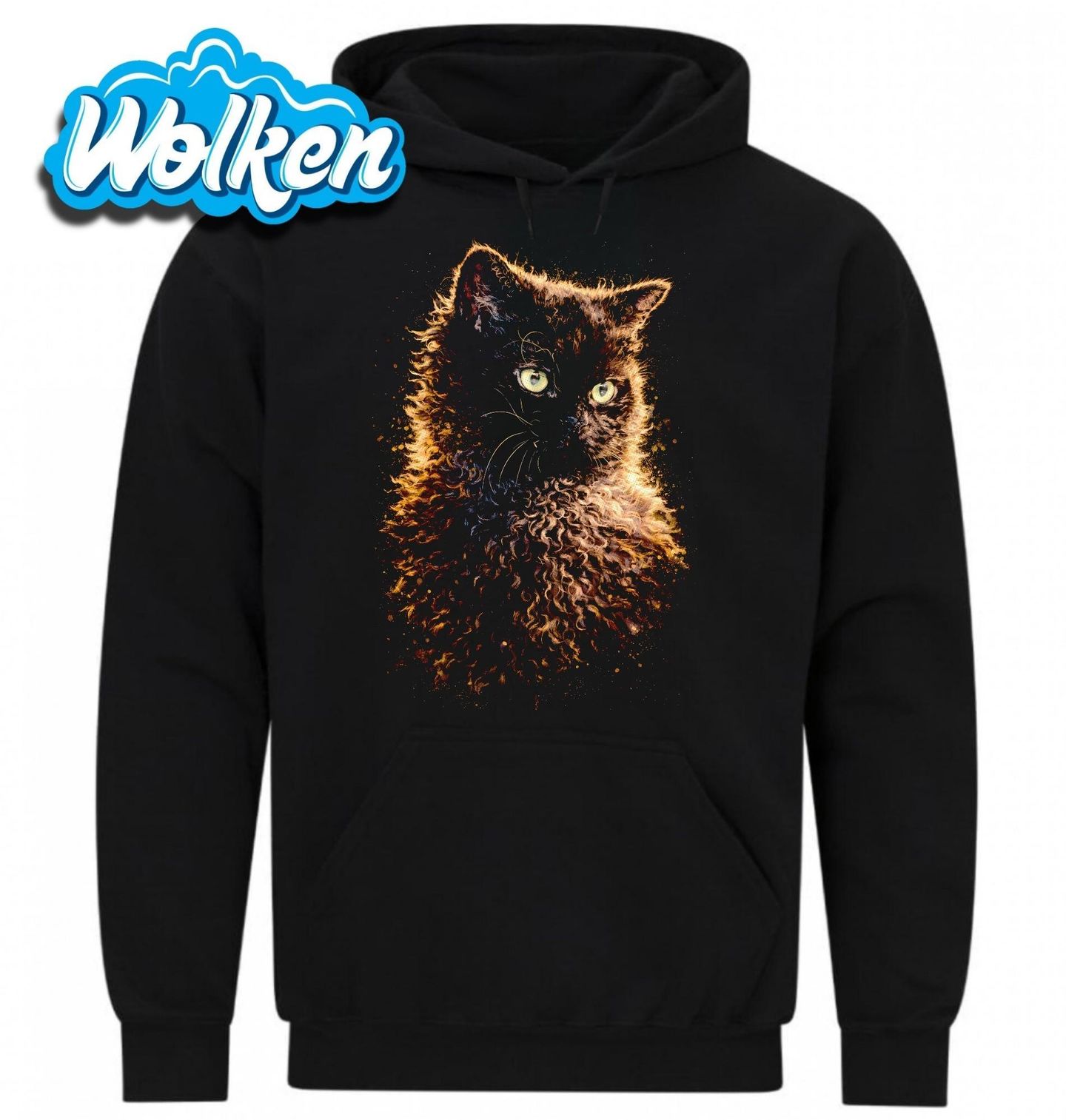 Mikina Černá Kudrnatá Kočka Selkirk Rex.jpg