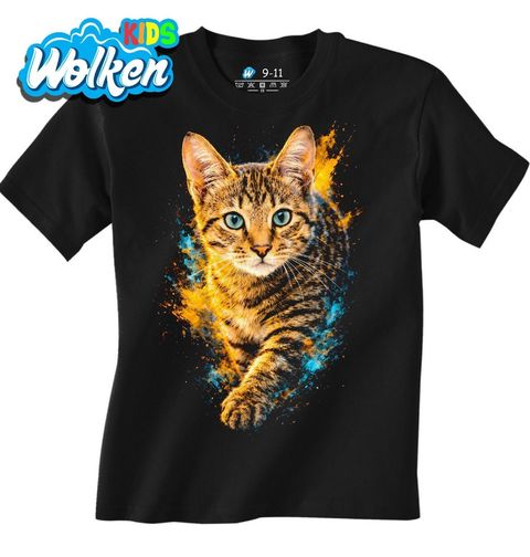 Obrázek produktu Dětské tričko Mourovatá Kočka Toyger