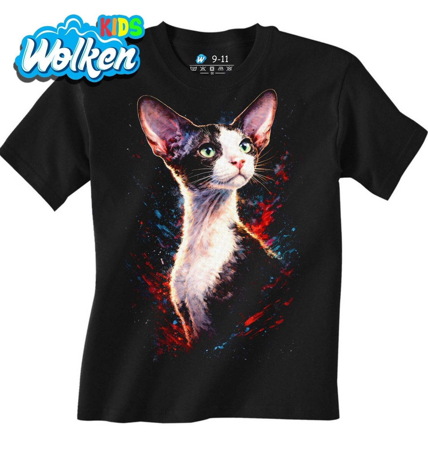 Dětské tričko Kočka Cornish Rex.jpg
