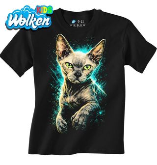 Dětské tričko Kočka Kanadský sphynx.jpg