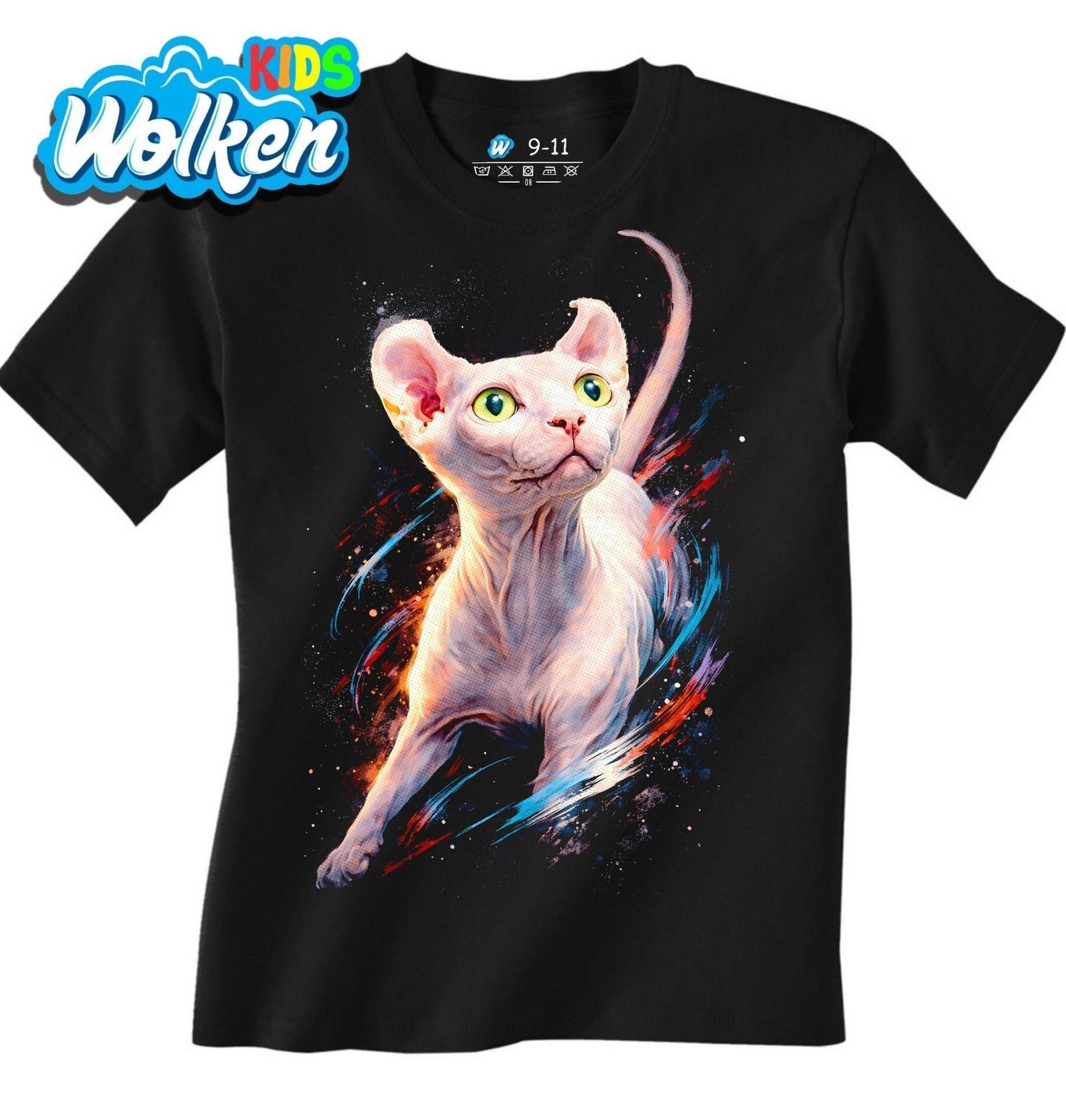 Dětské tričko Růžová Bezsrstá Kočka Sphynx.jpg