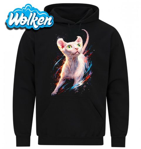 Obrázek produktu Pánská mikina Růžová Bezsrstá Kočka Sphynx