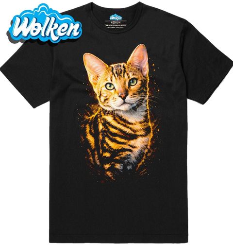 Obrázek produktu Pánské tričko Toyger Kočka s Tygřími Pruhy