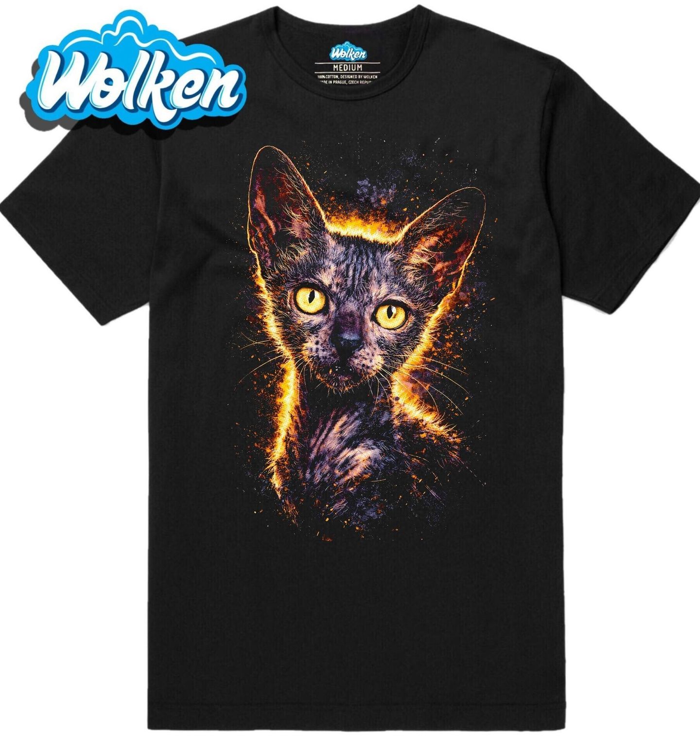 Pánské tričko Vlkodlačí Kočka Lykoi.jpg