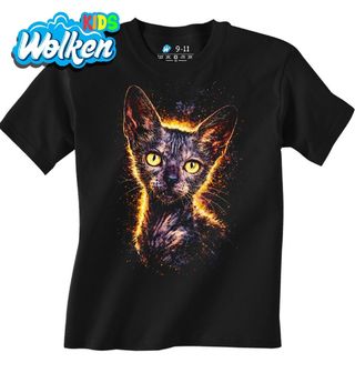 Dětské tričko Vlkodlačí Kočka Lykoi.jpg