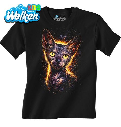 Obrázek produktu Dětské tričko Vlkodlačí Kočka Lykoi