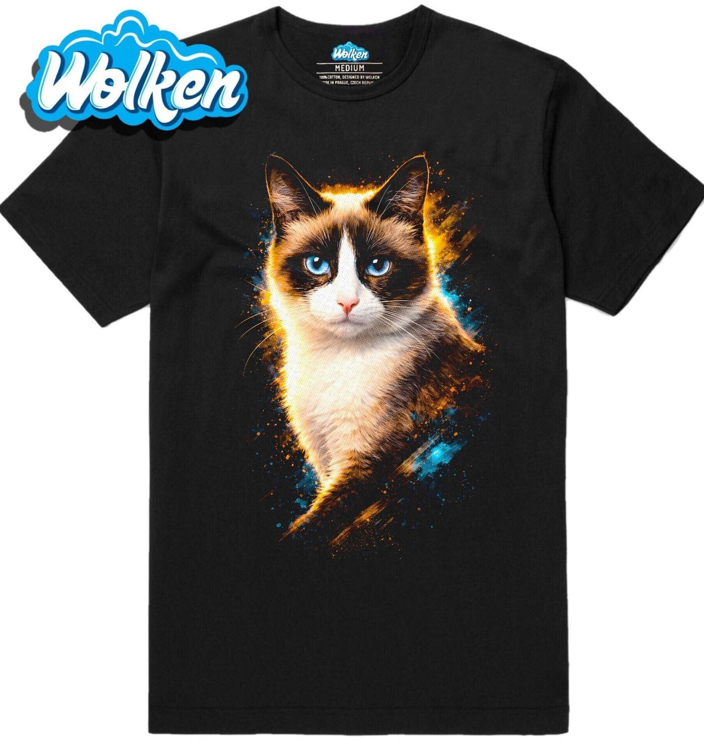 Pánské tričko Ragdoll Kočka s Krátkou Srstí.jpg