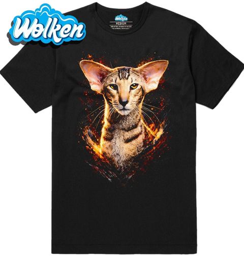 Obrázek produktu Pánské tričko Orientální Kočka Oriental Shorthair