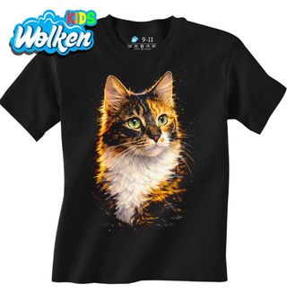 Dětské tričko Tříbarevná Kočka Calico.jpg