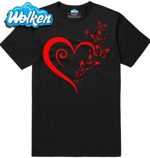 Obrázek produktu Pánské tričko Srdce z Motýlů Heart Butterflies