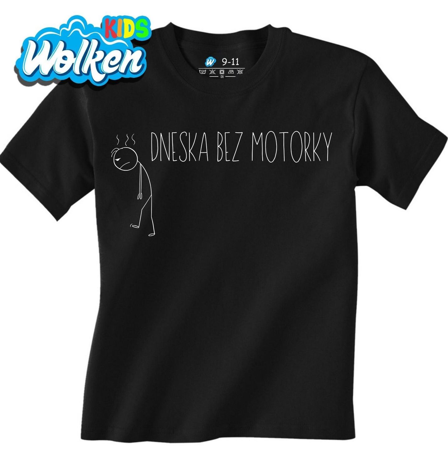 Dětské tričko Dneska bez motorky Stickman.jpg