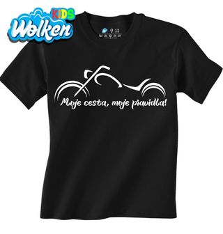 Dětské tričko Motorkář Moje cesta, moje pravidla.jpg