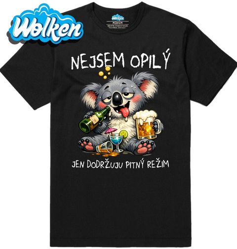 Obrázek produktu Pánské tričko Opilá Koala Nejsem opilý, jen dodržuju pitný režim