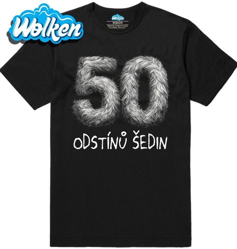 Obrázek produktu Pánské tričko 50 odstínů šedin Padesátiny