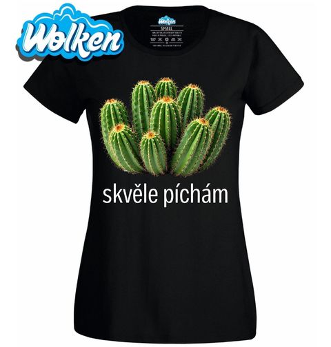 Obrázek produktu Dámské tričko Kaktus Skvěle píchám