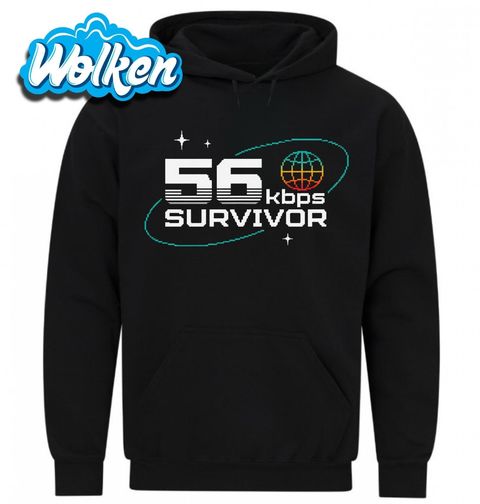 Obrázek produktu Pánská mikina Přežil jsem 56 kbps Internet Survivor