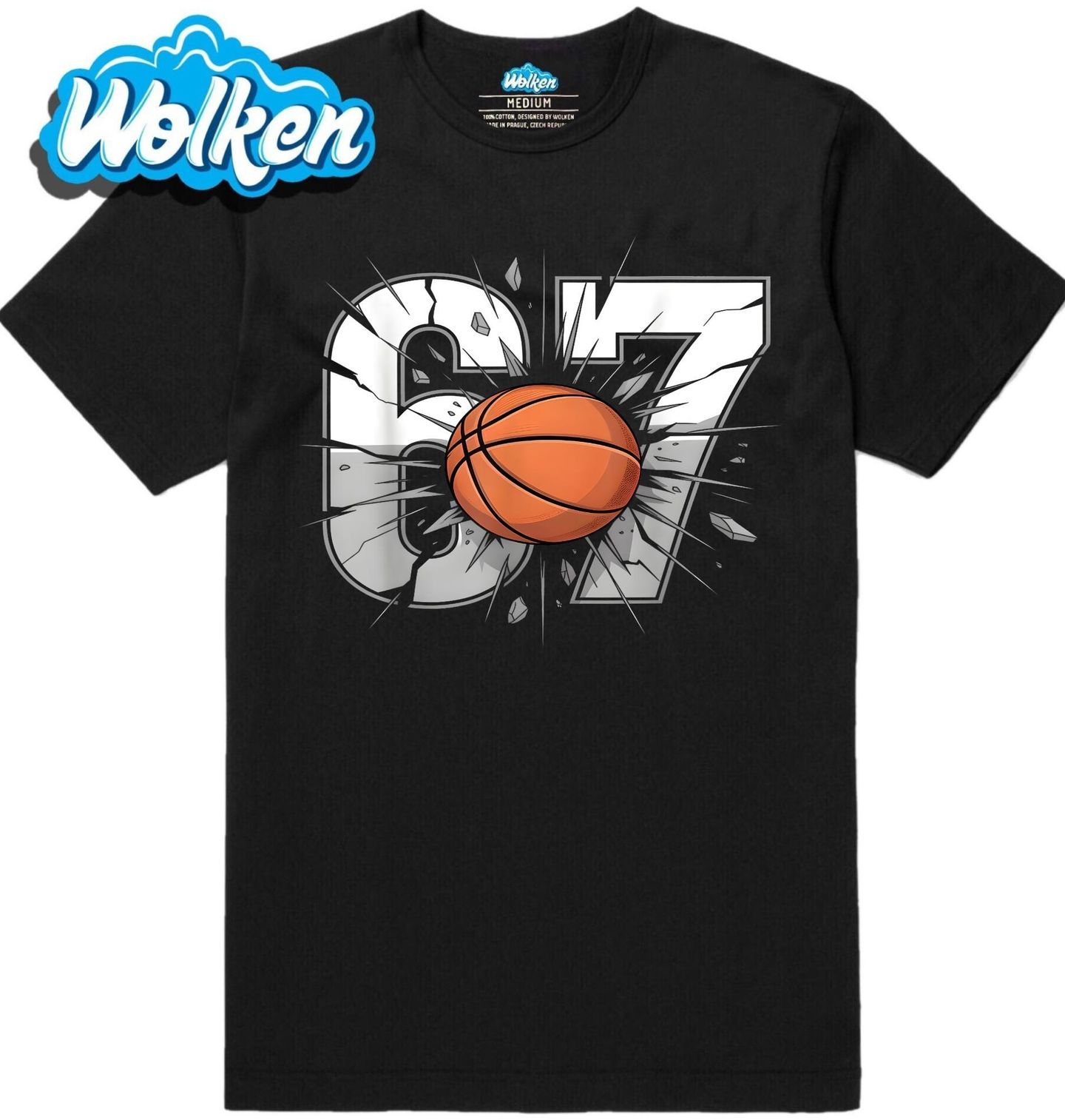 Pánské tričko Basketbalové Skóre 6–7 Six Seven 67.jpg