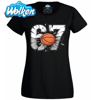 Dámské tričko Basketbalové Skóre 6–7 Six Seven 67.jpg