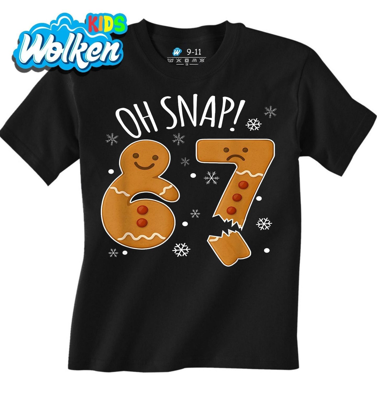 Dětské tričko Vánoční Ulomený Perníček 67 Six Seven Oh Snap!.jpg