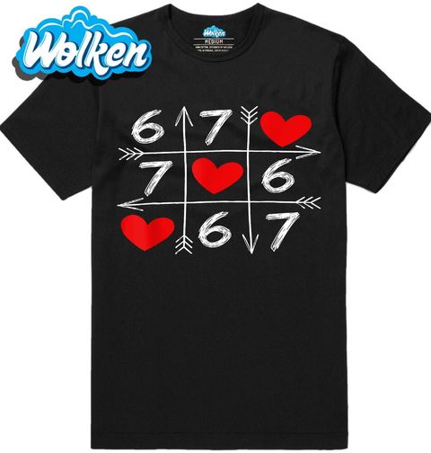 Obrázek produktu Pánské tričko Piškvorky Six Seven 67 Love