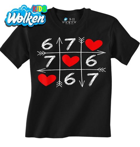 Obrázek produktu Dětské tričko Piškvorky Six Seven 67 Love