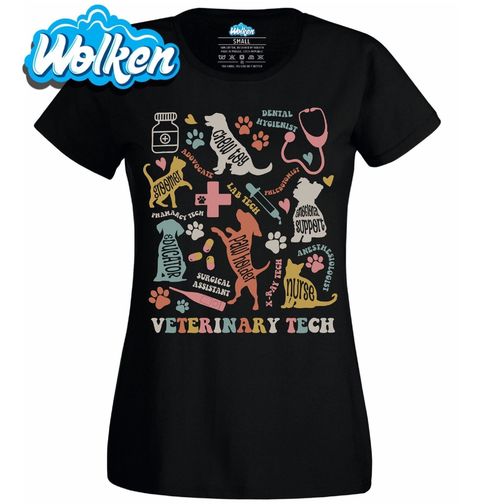 Obrázek produktu Dámské tričko Veterinář Veterinary Tech