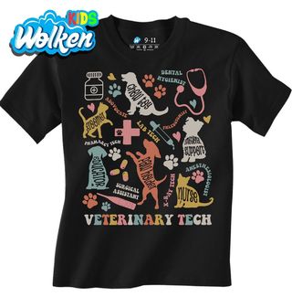 Dětské tričko Veterinář Veterinary Tech.jpg