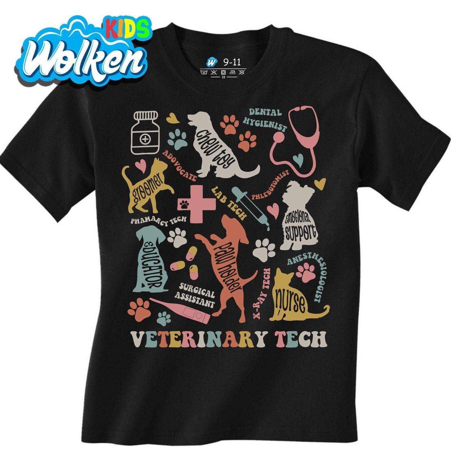 Dětské tričko Veterinář Veterinary Tech.jpg