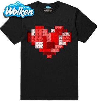 Pánské tričko Srdce z Kostek Lego Heart.jpg