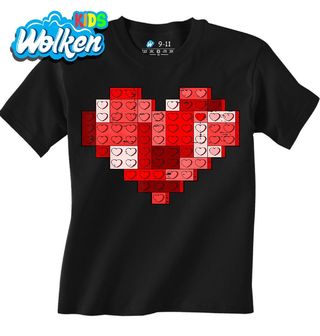 Dětské tričko Srdce z Kostek Lego Heart.jpg