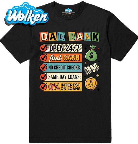 Obrázek produktu Pánské tričko Tátova banka Dad Bank