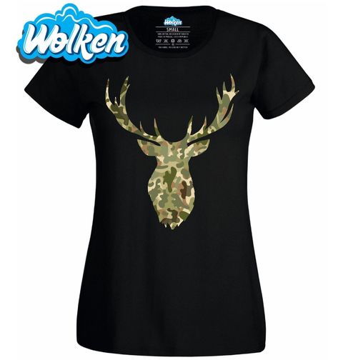 Obrázek produktu Dámské tričko Maskované Jelení Paroží