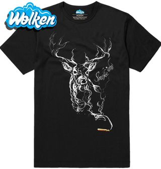 Pánské tričko Jelen ve Stínu Kouře Smoke ’em.jpg