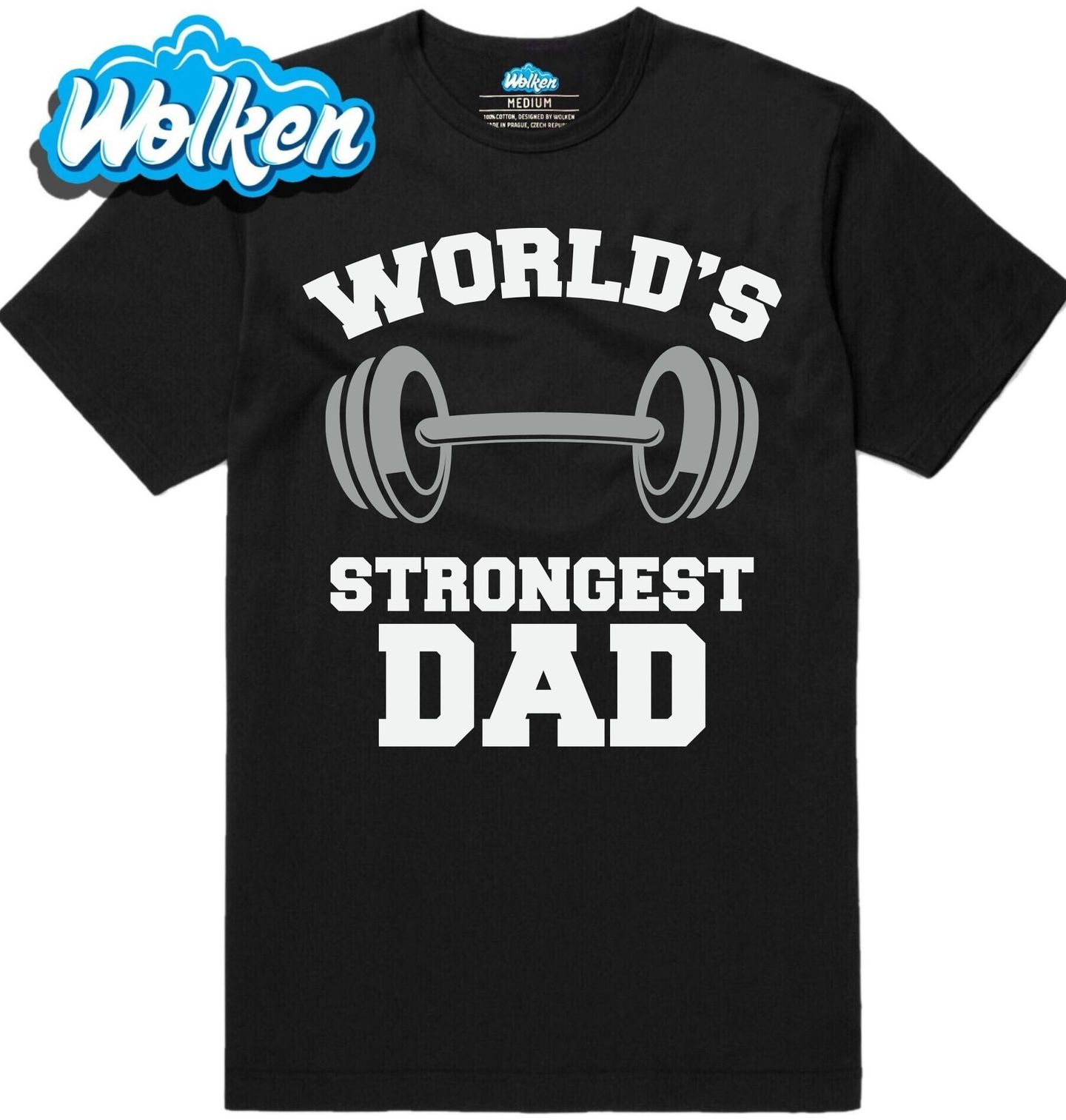 Pánské tričko Nejsilnější Táta na Světě World’s Strongest Dad.jpg