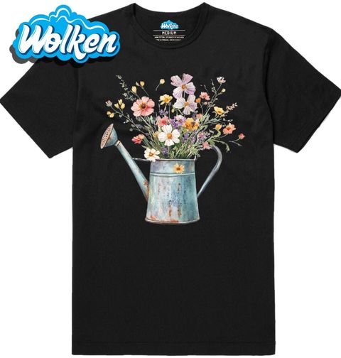 Obrázek produktu Pánské tričko Vintage Konev s Lučními Květinami