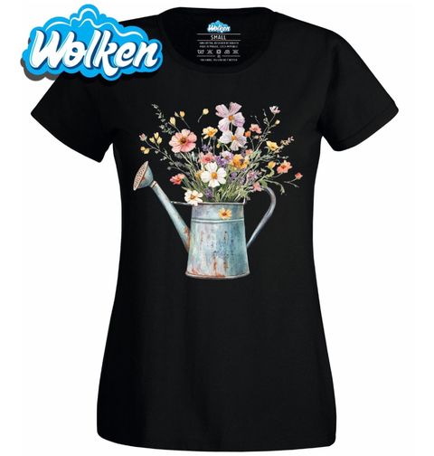 Obrázek produktu Dámské tričko Vintage Konev s Lučními Květinami