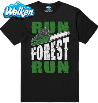 Pánské tričko Motorová Pila Run Forest Run.jpg
