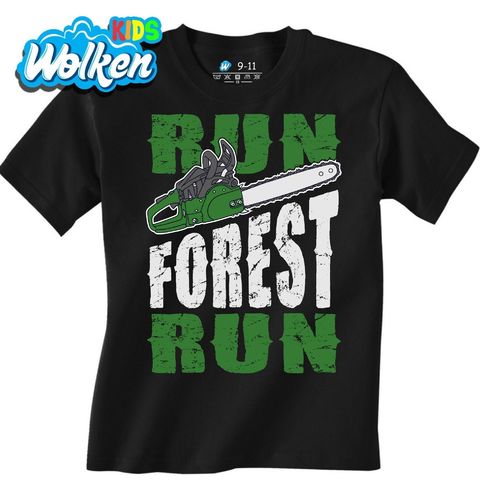Obrázek produktu Dětské tričko Motorová Pila Run Forest Run