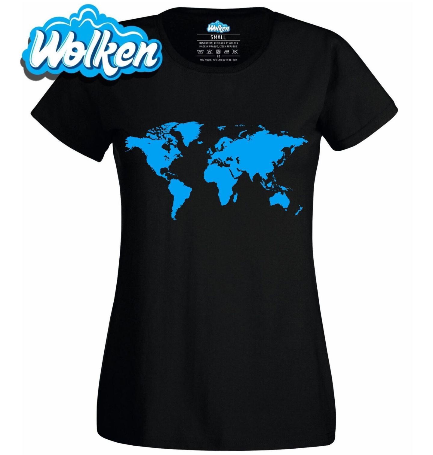 Dámské tričko Mapa světa World map.jpg