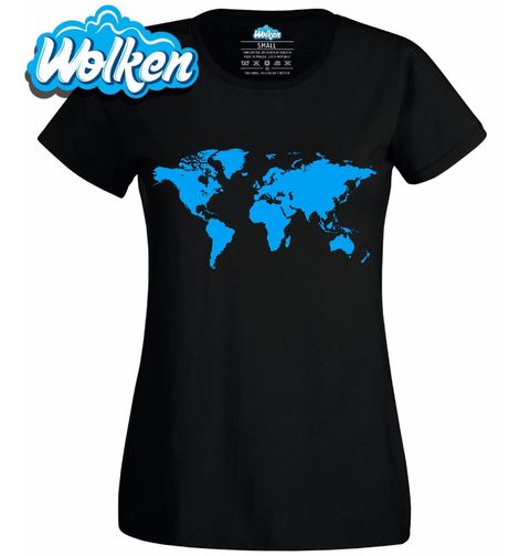 Obrázek produktu Dámské tričko Mapa světa World map
